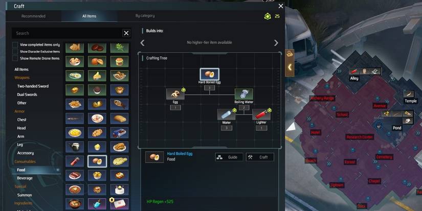 Hard Boiled Egg recipe in Eternal Return