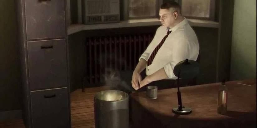 Scott sitting in Heavy Rain