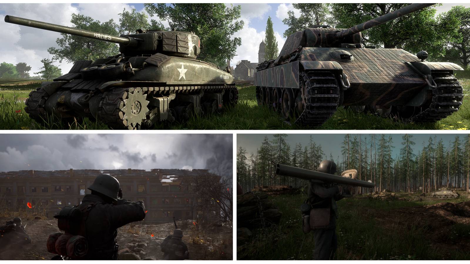 Hell Let Loose Tank Collage