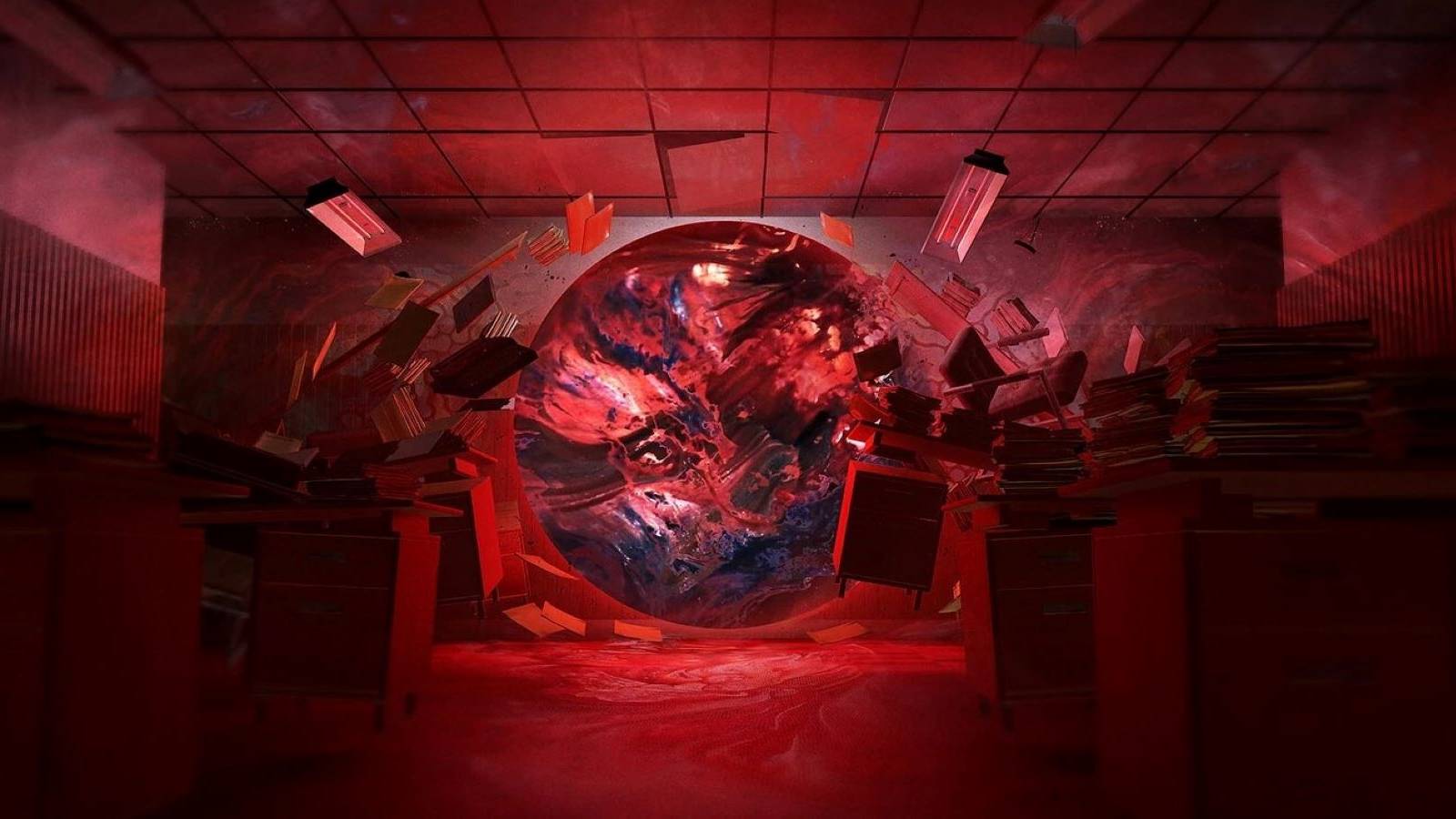 Concept art of a Hiss Cluster in Control