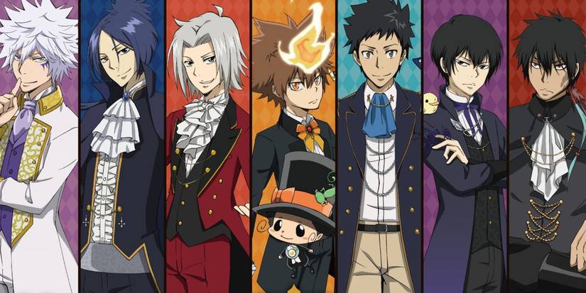 Hitman Reborn - Main Cast In Dapper Outfits Side By Side