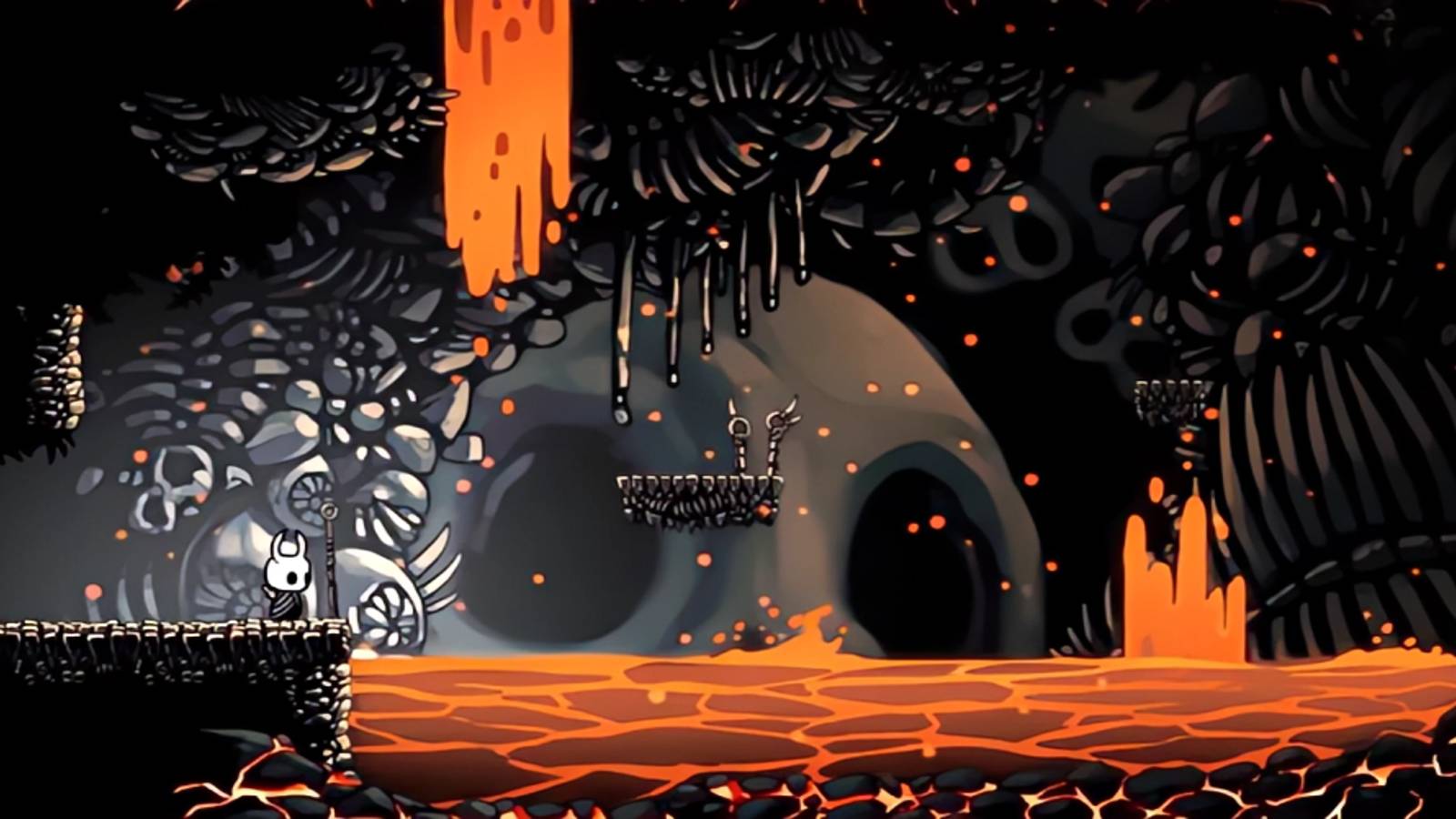 The Forest of Bones area cut from Hollow Knight