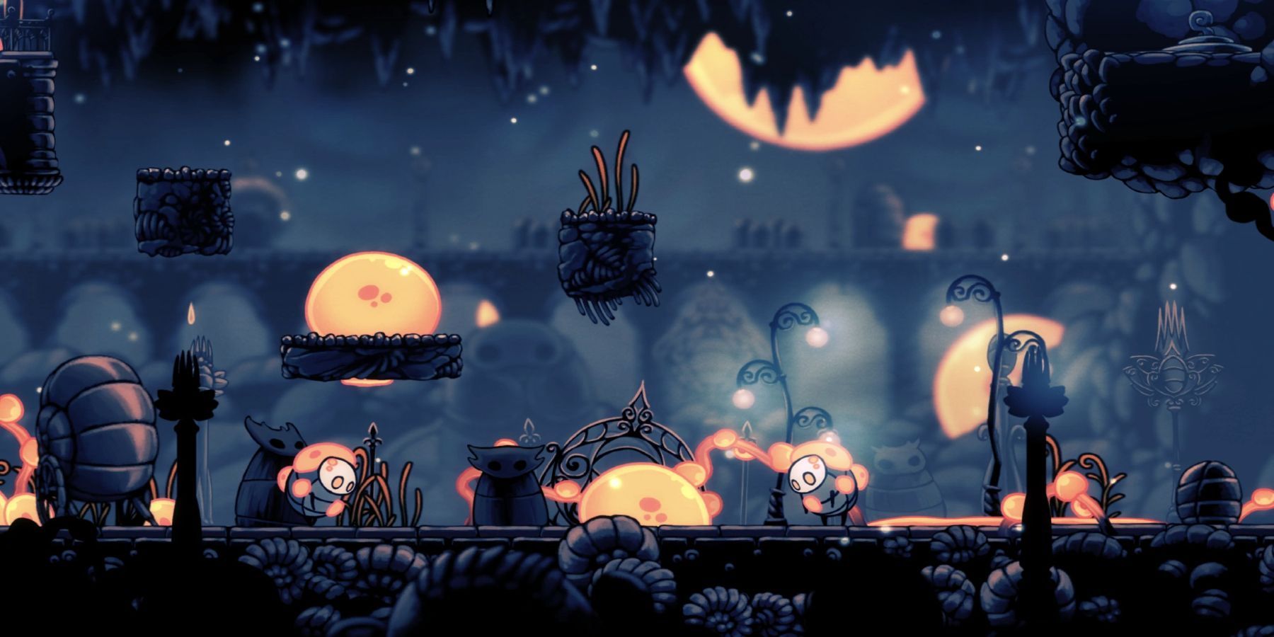 The Infected Crossroads from Hollow Knight