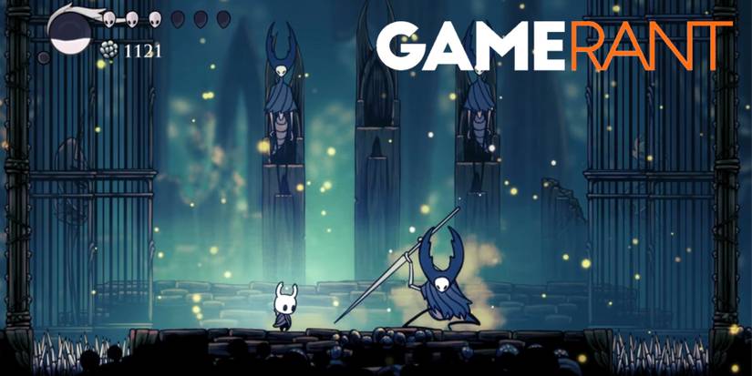 Hollow Knight Mantis Lord using Drop