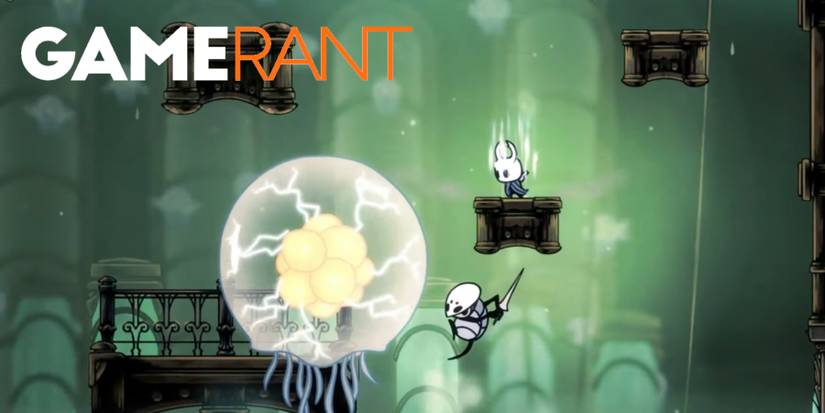 Hollow Knight Quirrel helping during Uumuu fight