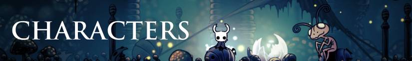 Hollow Knight hub - Characters