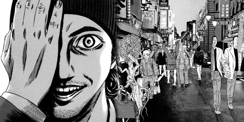 Homunculus Manga - Two Panels Side By Side