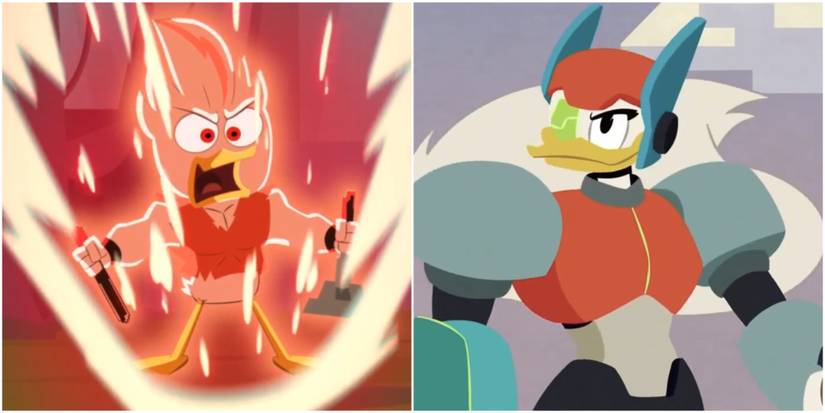 Huey and Della in Ducktales