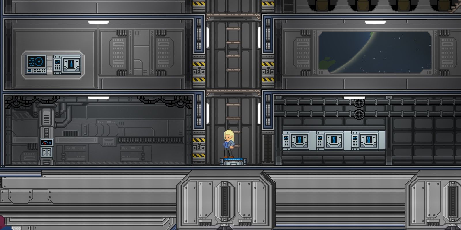 Human Spacecruiser version Gilgamesh mod for Starbound