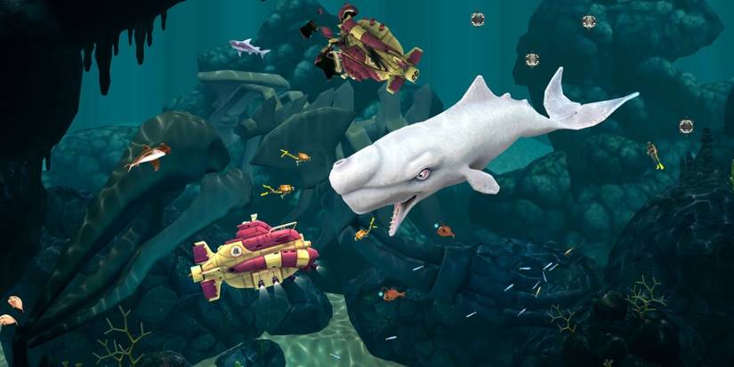 An ingame screenshot from Hungry Shark Evolution