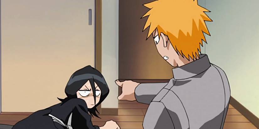 Ichigo and Rukia meet for the first time