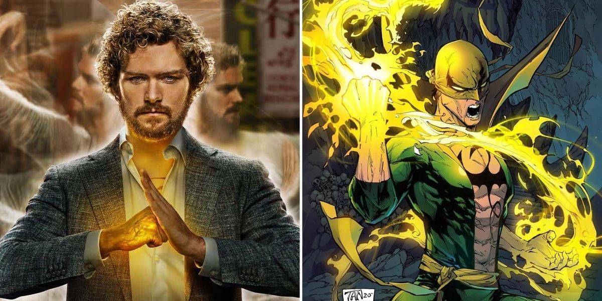 Iron Fist MCU vs Comics design