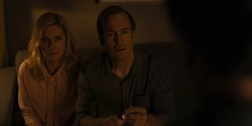 Jimmy and Kim scared in front of Lalo Better Call Saul