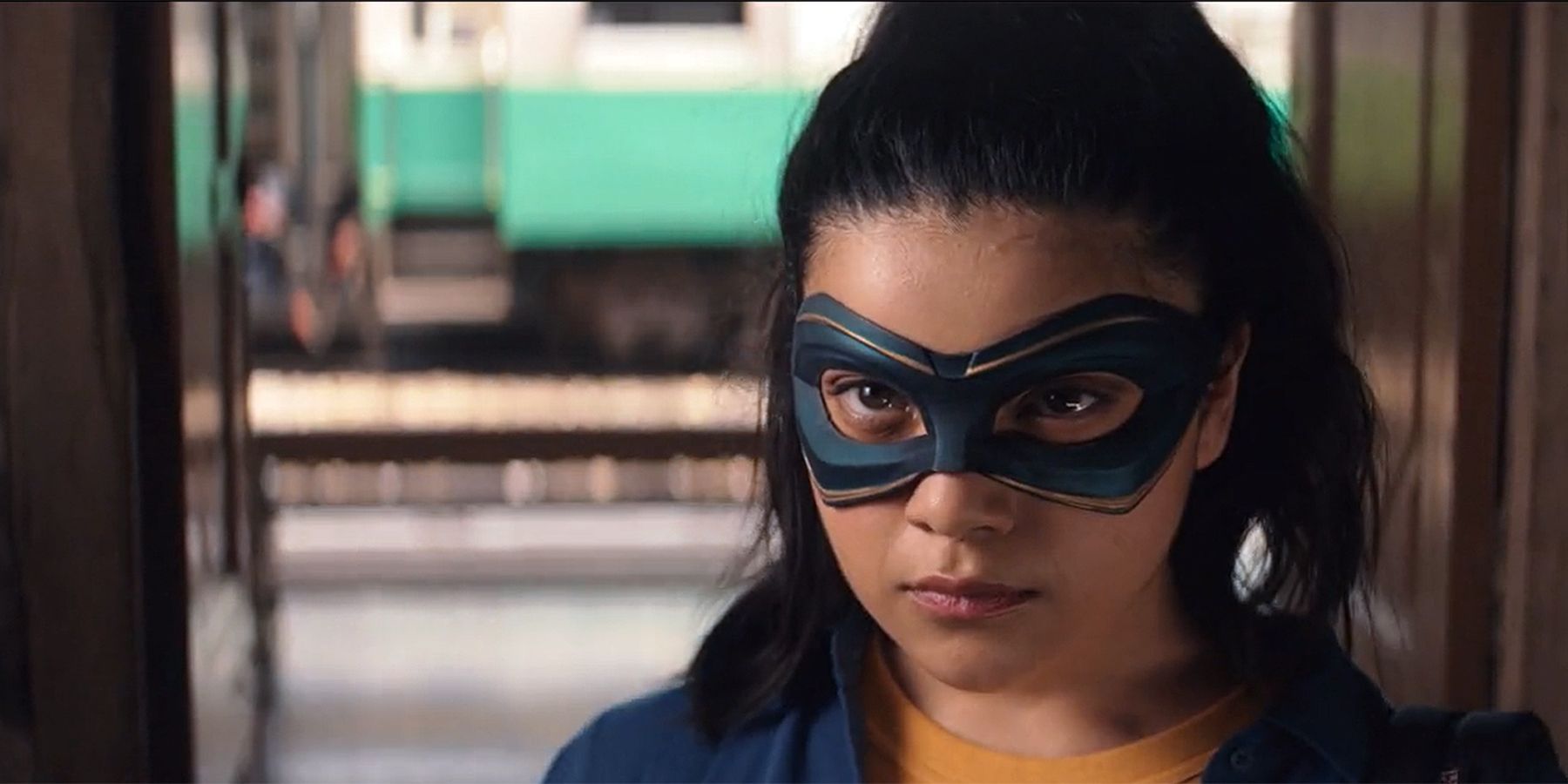 Kamala's mask in Ms. Marvel