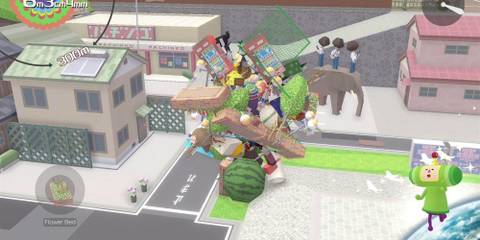Tokyo street in Katamari Damacy REROLL