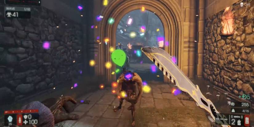 Killing Floor 2 - Berserker - Player chops off the head of an enemy with melee weapon