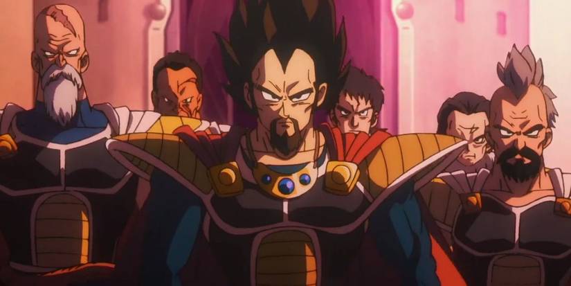 King Vegeta with his followers