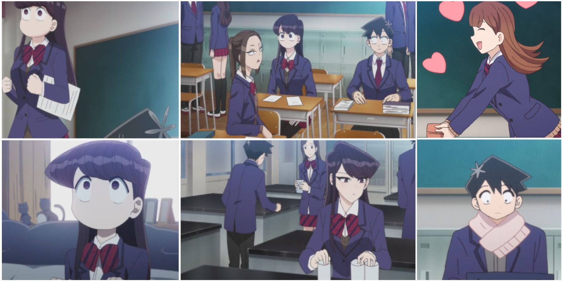 Komi Can't Communicate Season 2 Bad Animation Episode 10 and 11 Komi, Tadano, Onemine, Ren Yamai