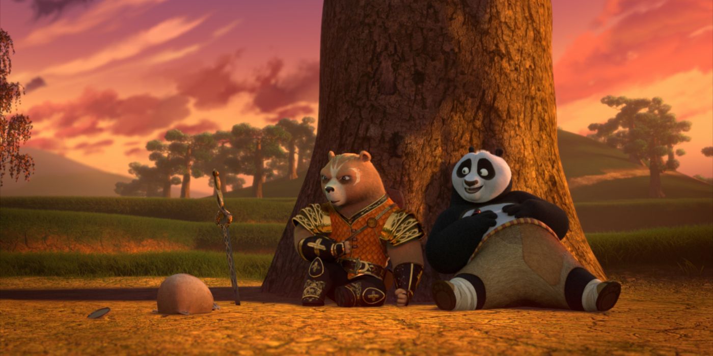 Kung Fu Panda Dragon Knight production still