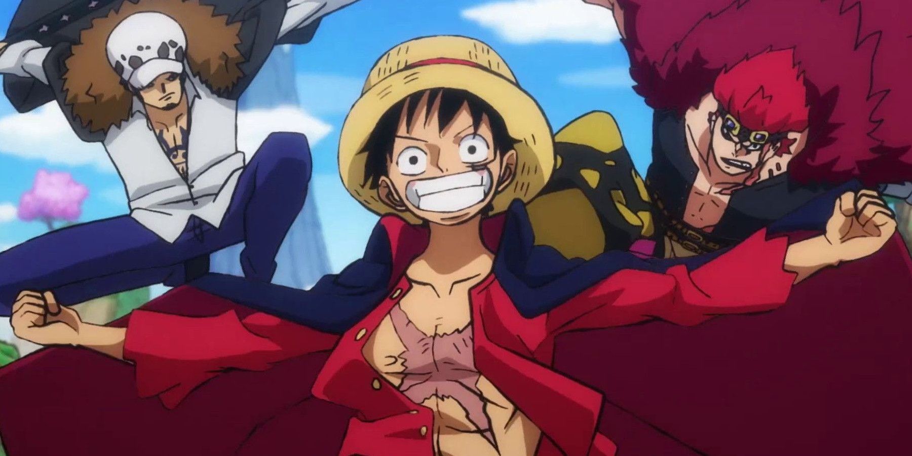 Law Luffy and Kid together