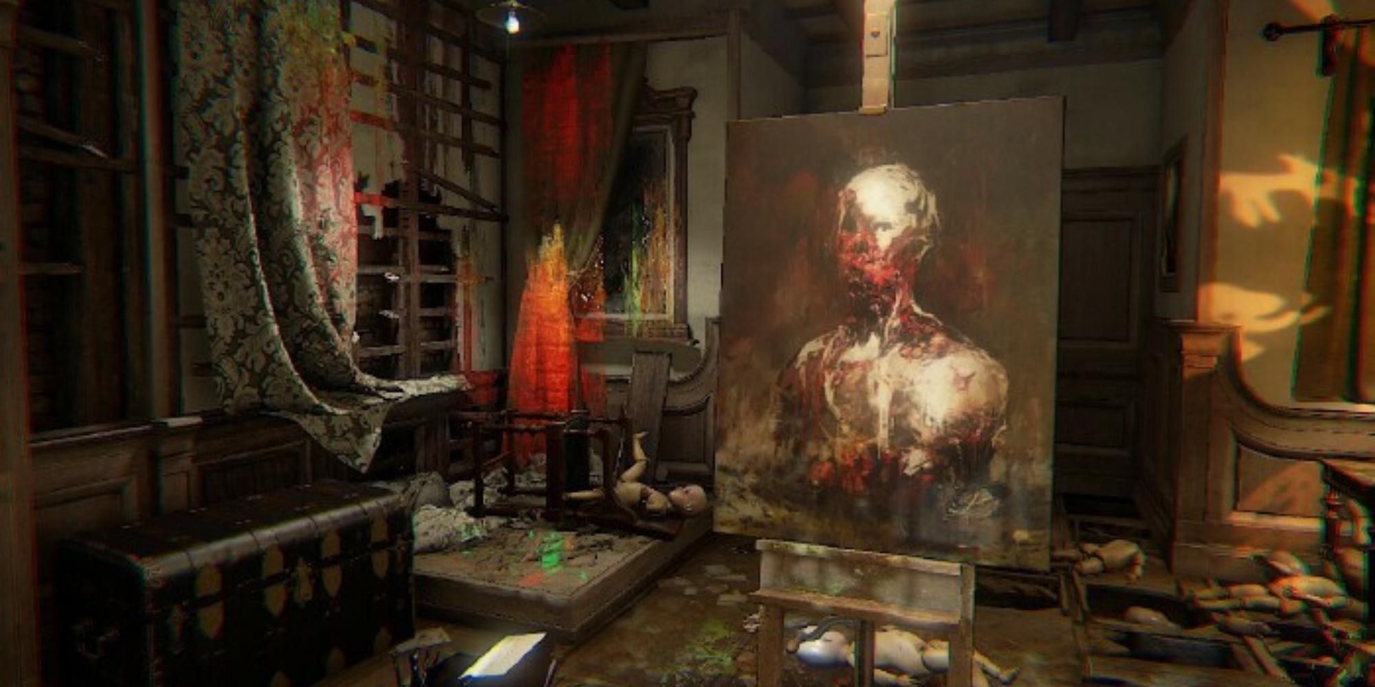 painting in Layers of Fear