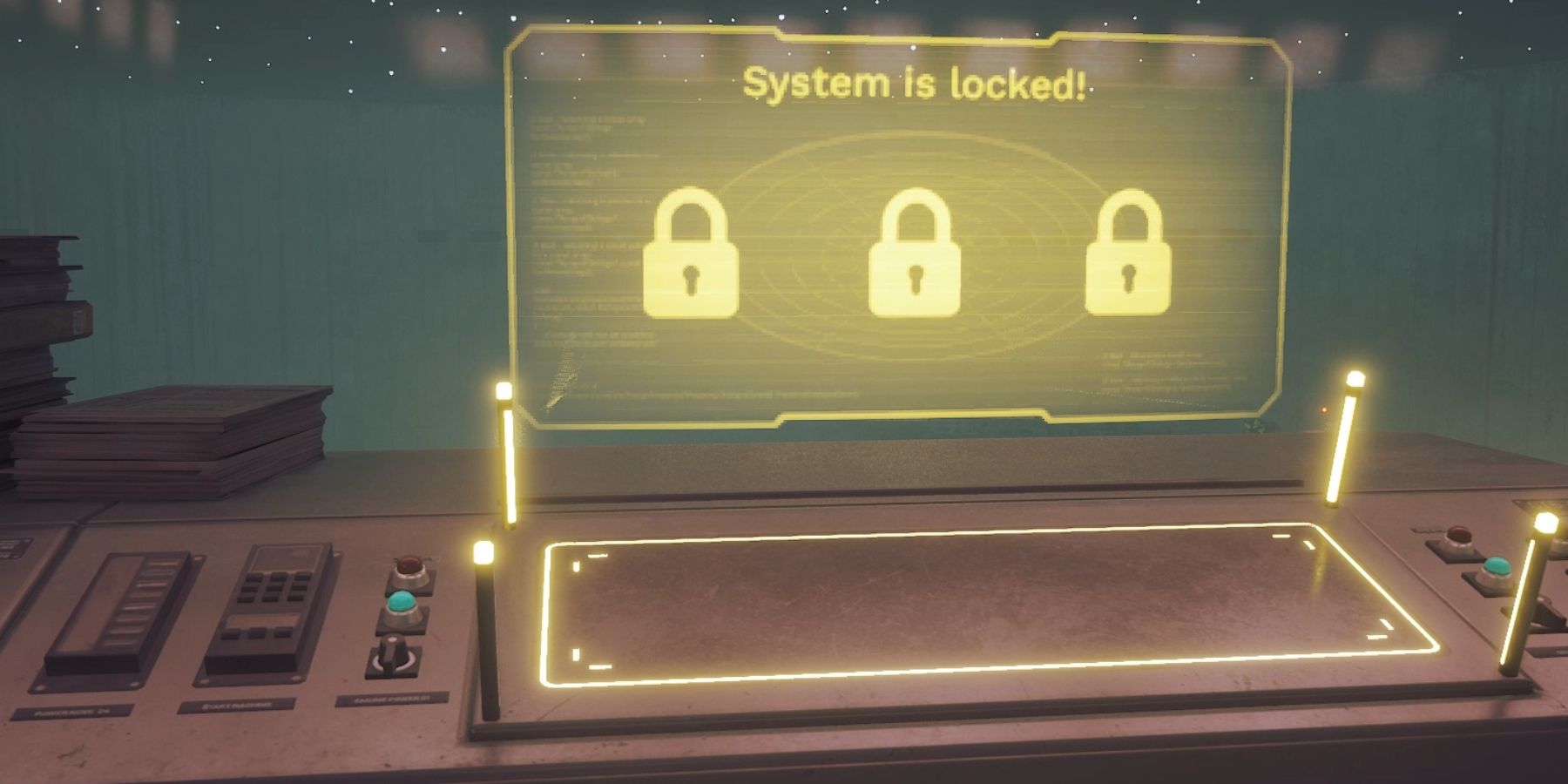 Locked system in stray