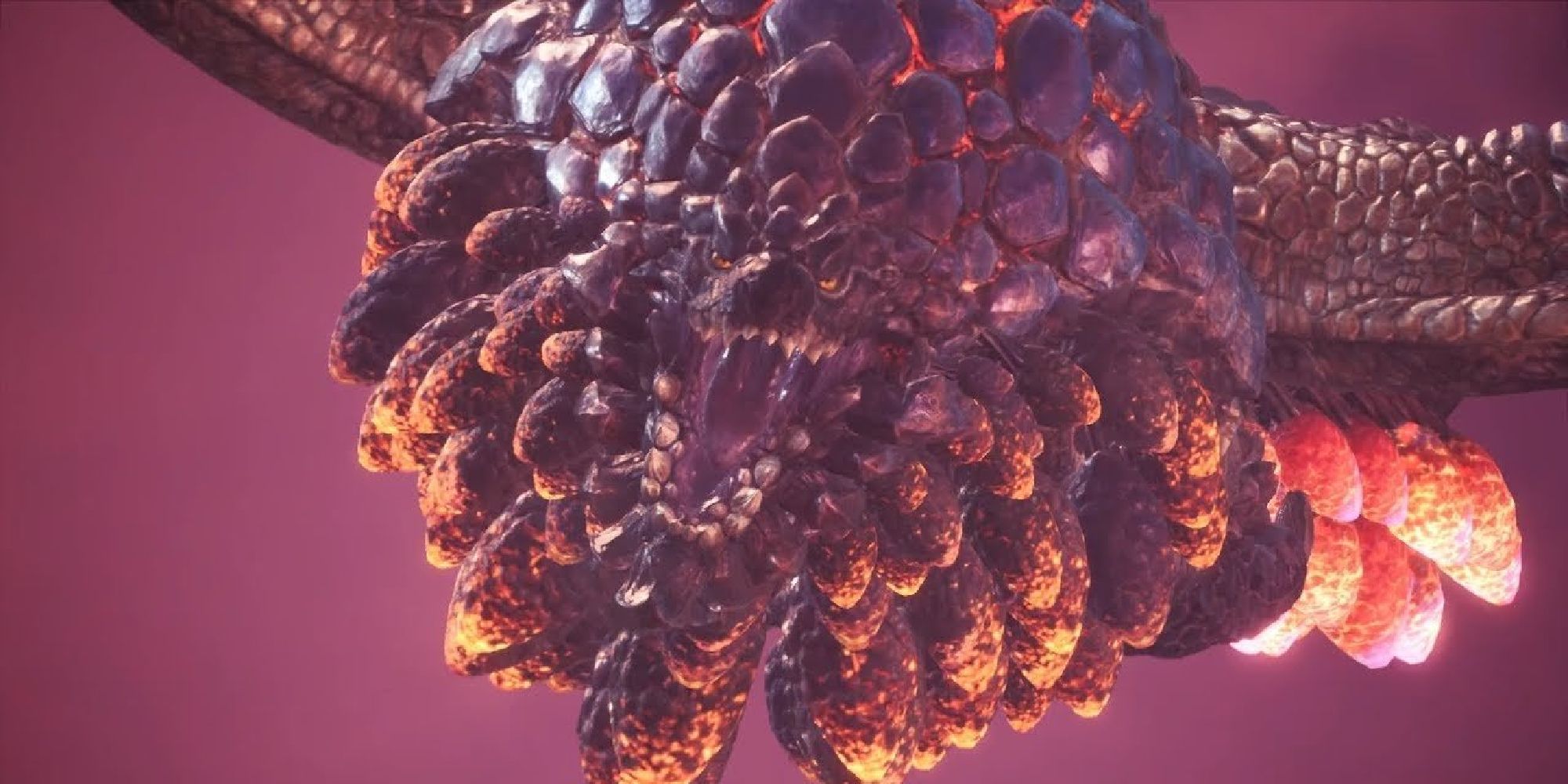 A close-up of Seething Bazelgeuse flying at the camera 