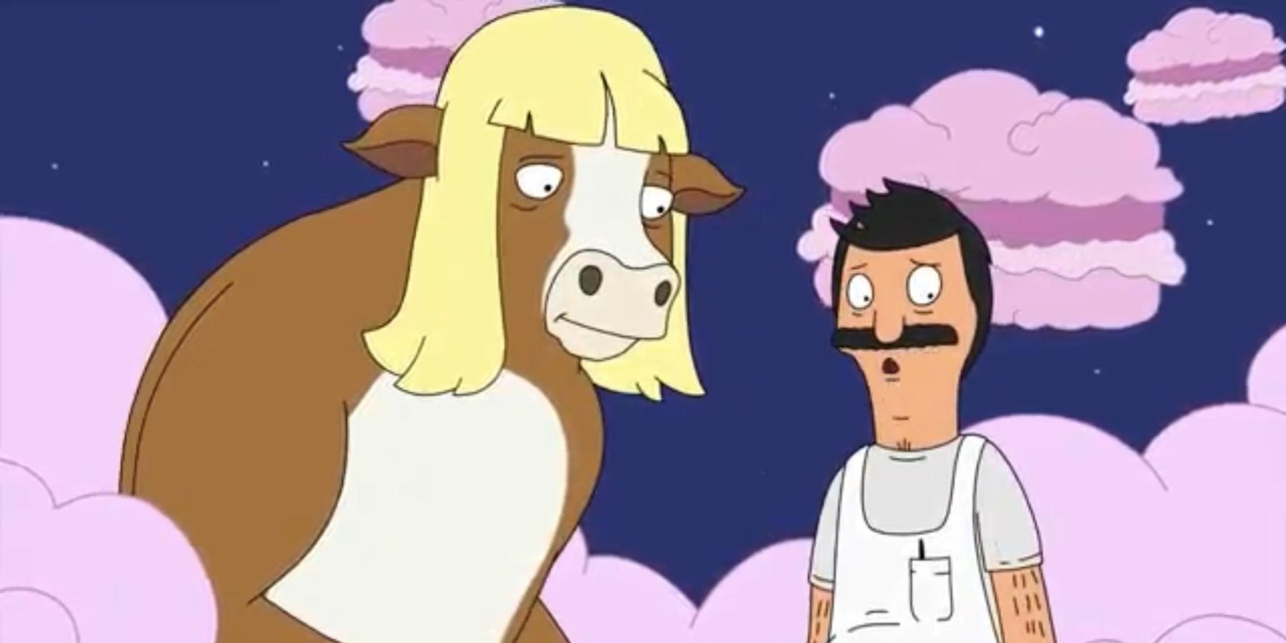 Moolisa and Bob in Bob's Burgers