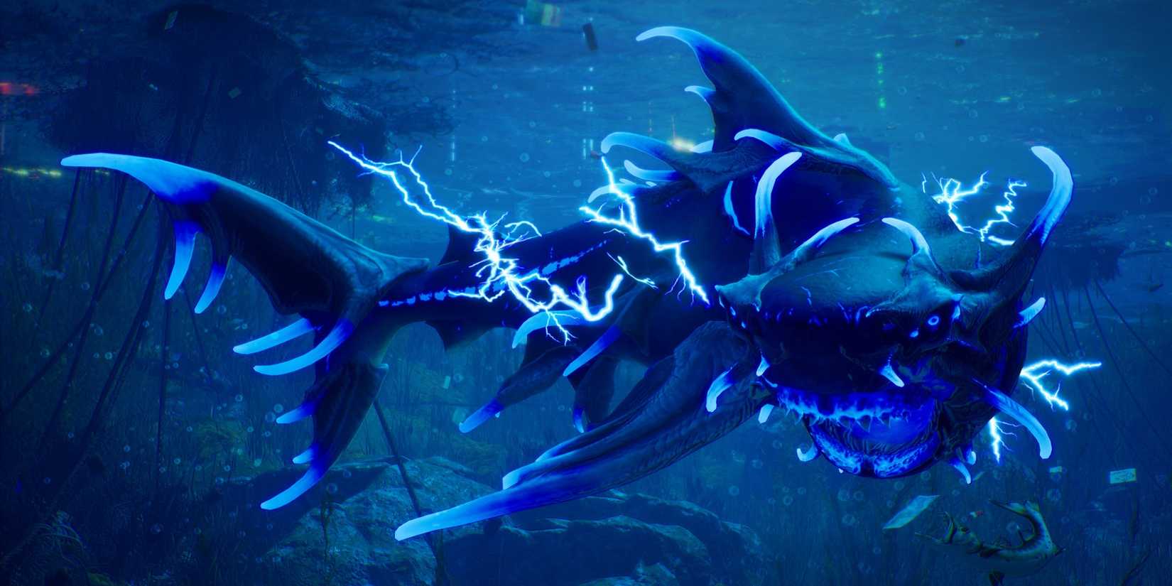 One of the many sharks players get to play as in Maneater