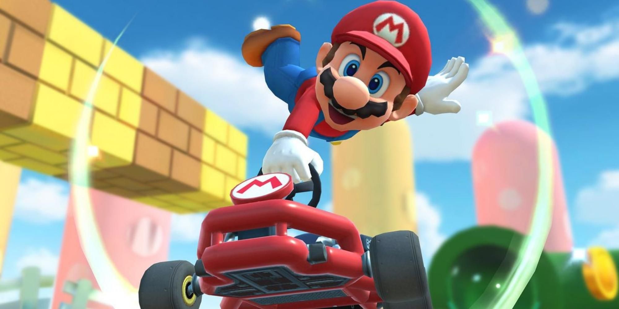 Mario in Mario Kart Tour
