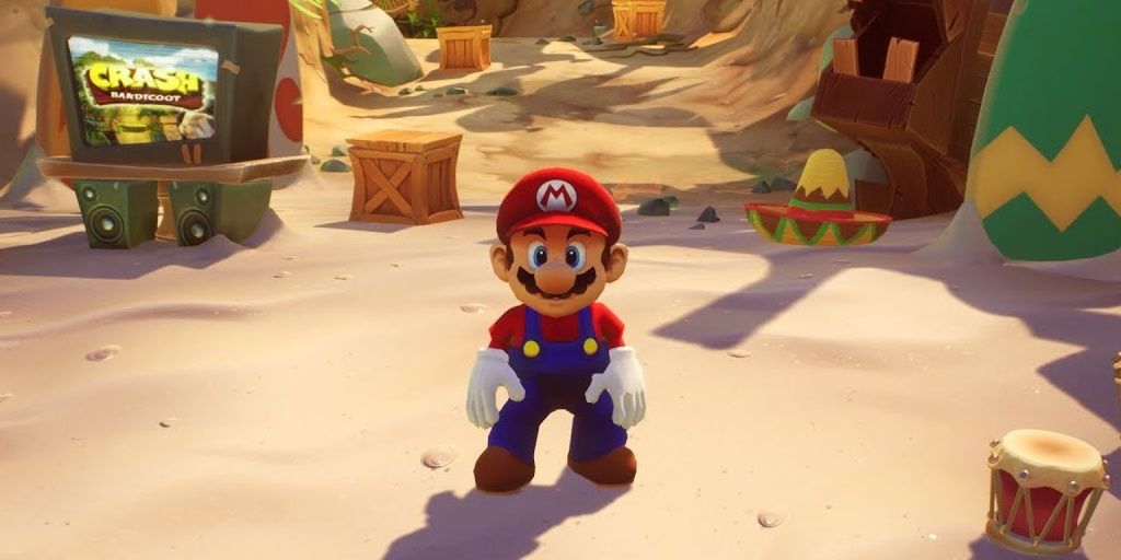 Mario Modded Into Games- Crash Bandicoot 4 