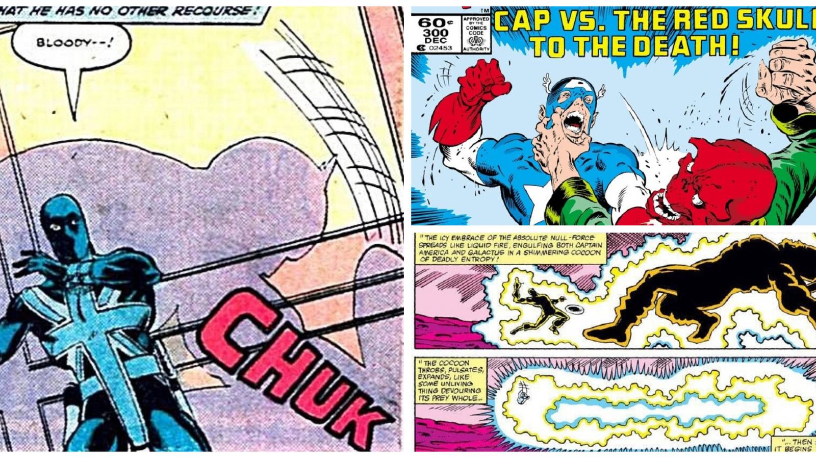 Captain America Kills- Red Skull Baron Blood Galactus