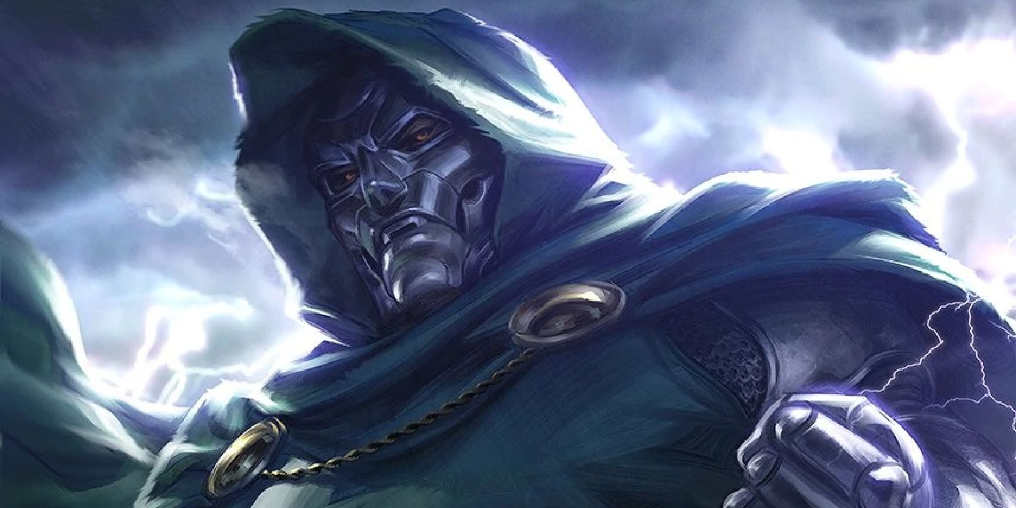 Doctor Doom appearing in his iconic green hood in Marvel Comics