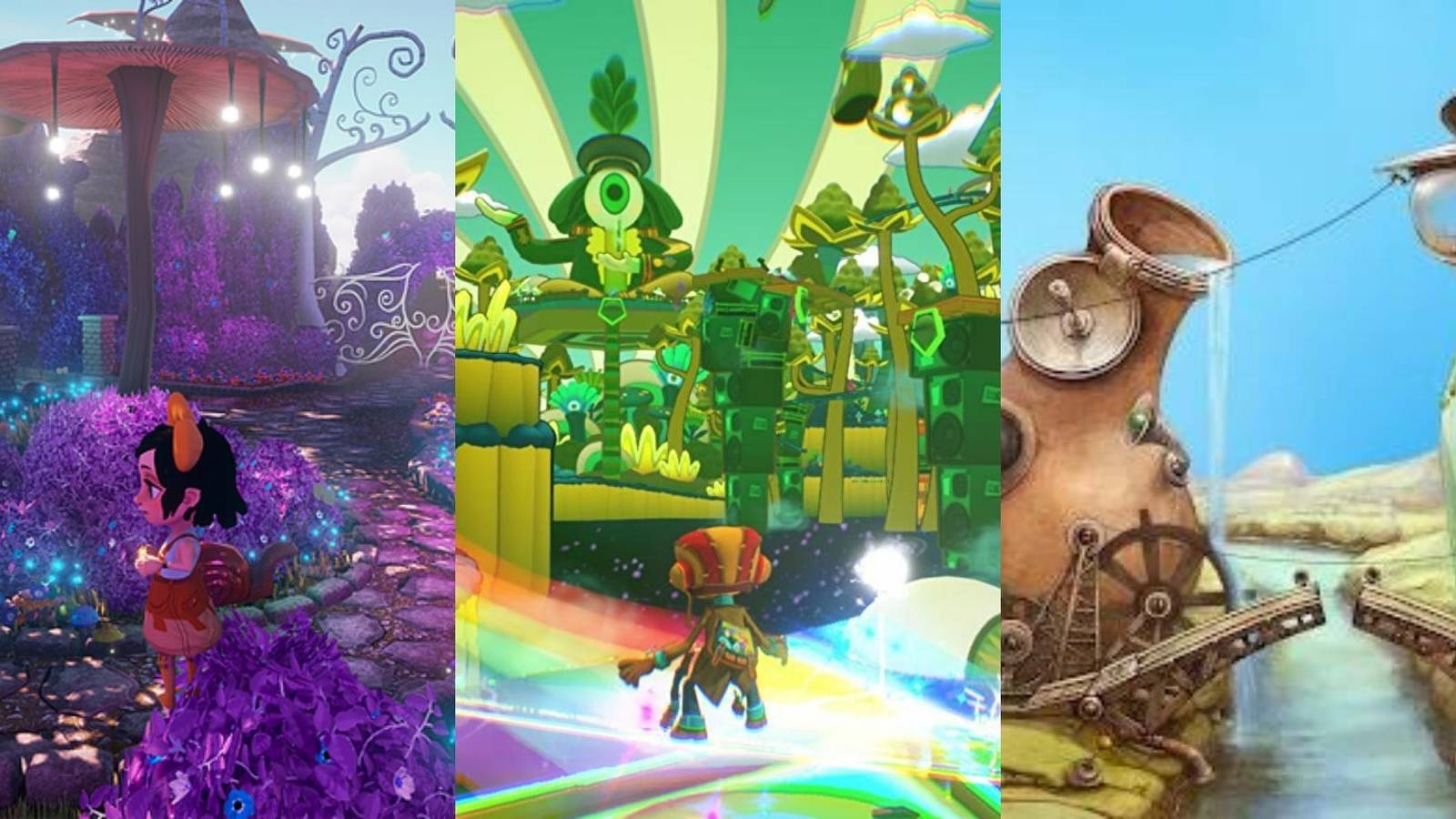 Melanie in Somnus, Raz in Psychonauts 2, bridge in The Tiny Bang Story