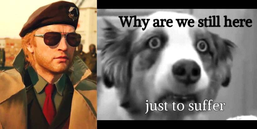 Metal Gear Solid V The Phantom Pain Kazuhira Miller Just To Suffer Meme