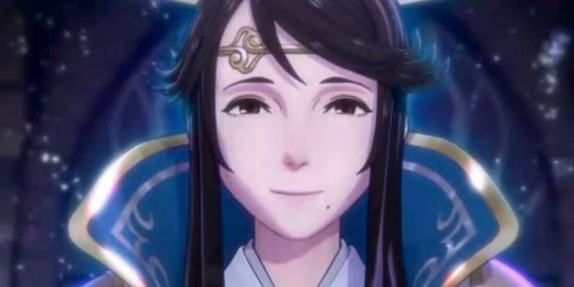 A likeness of Mikoto being summoned in Fire Emblem Fates