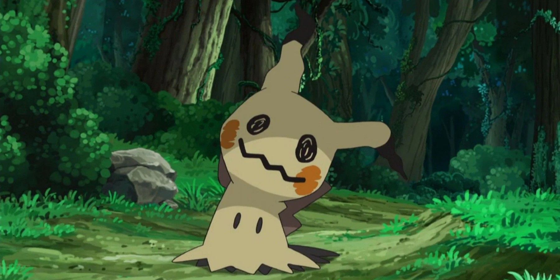 Mimikyu Pokemon in the woods