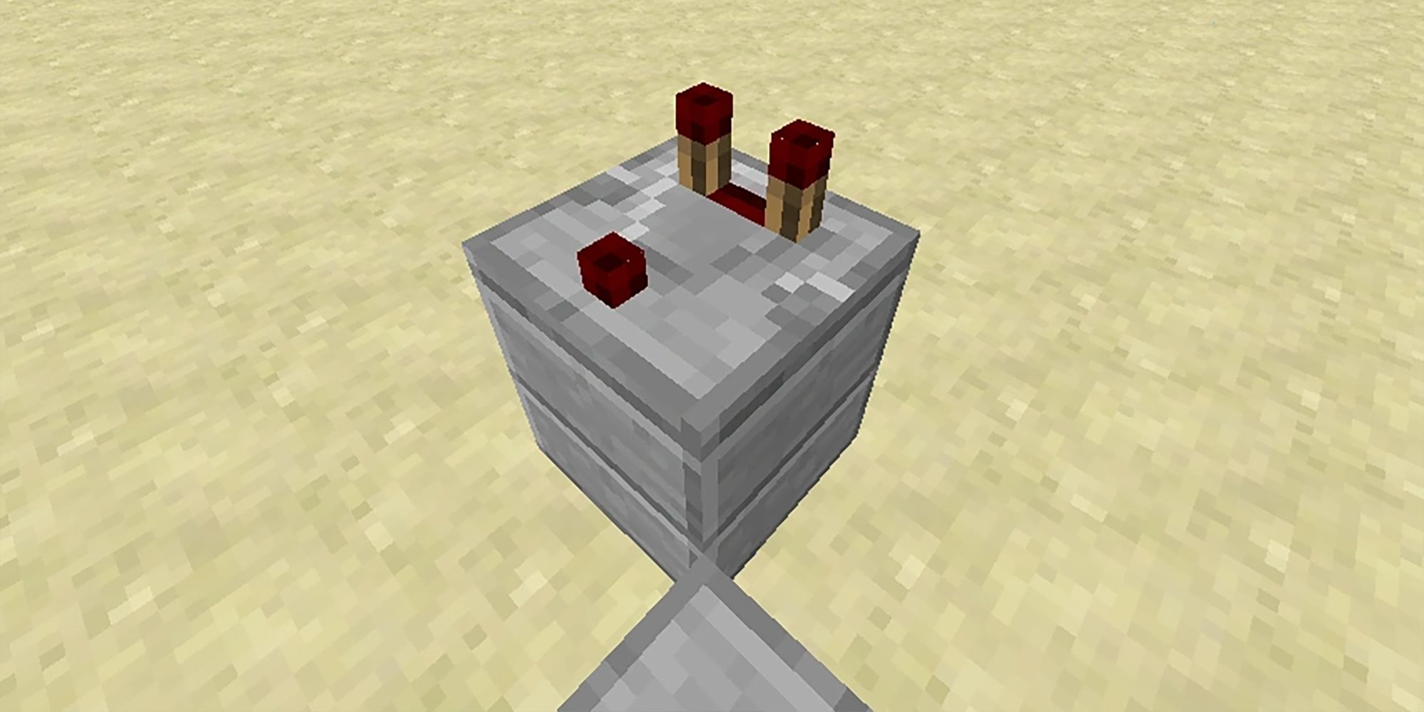 A Redstone Comparator In Minecraft