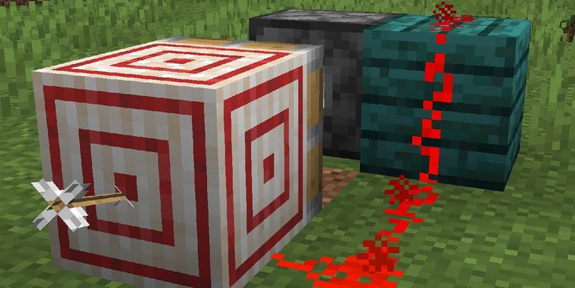 A Target Block In Minecraft