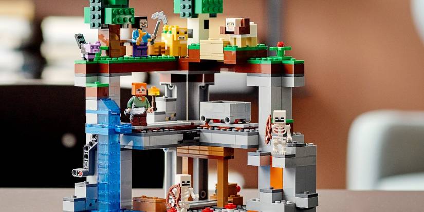 Minecraft Lego the First Adventure set on home table