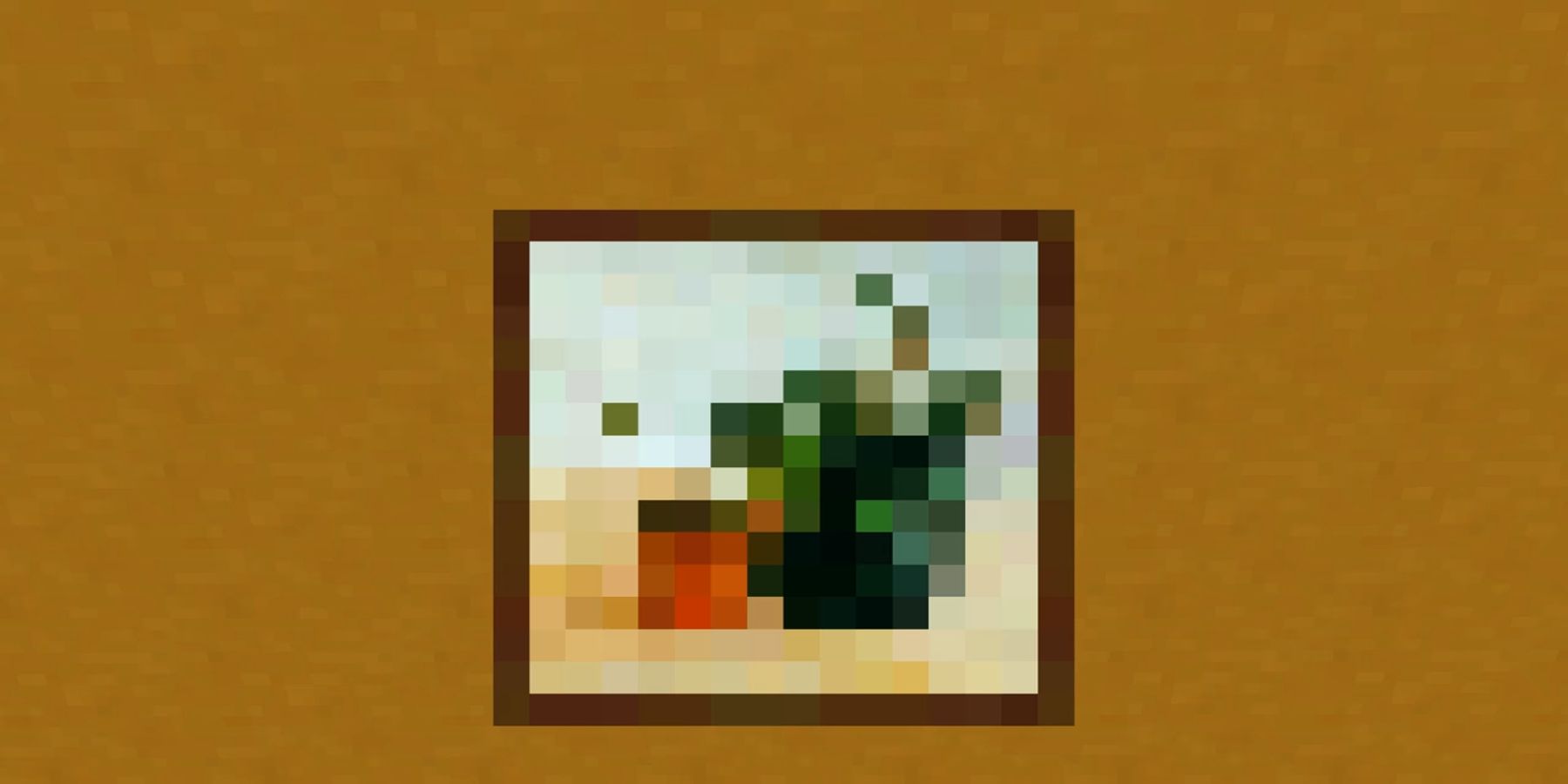 Minecraft Plant Painting