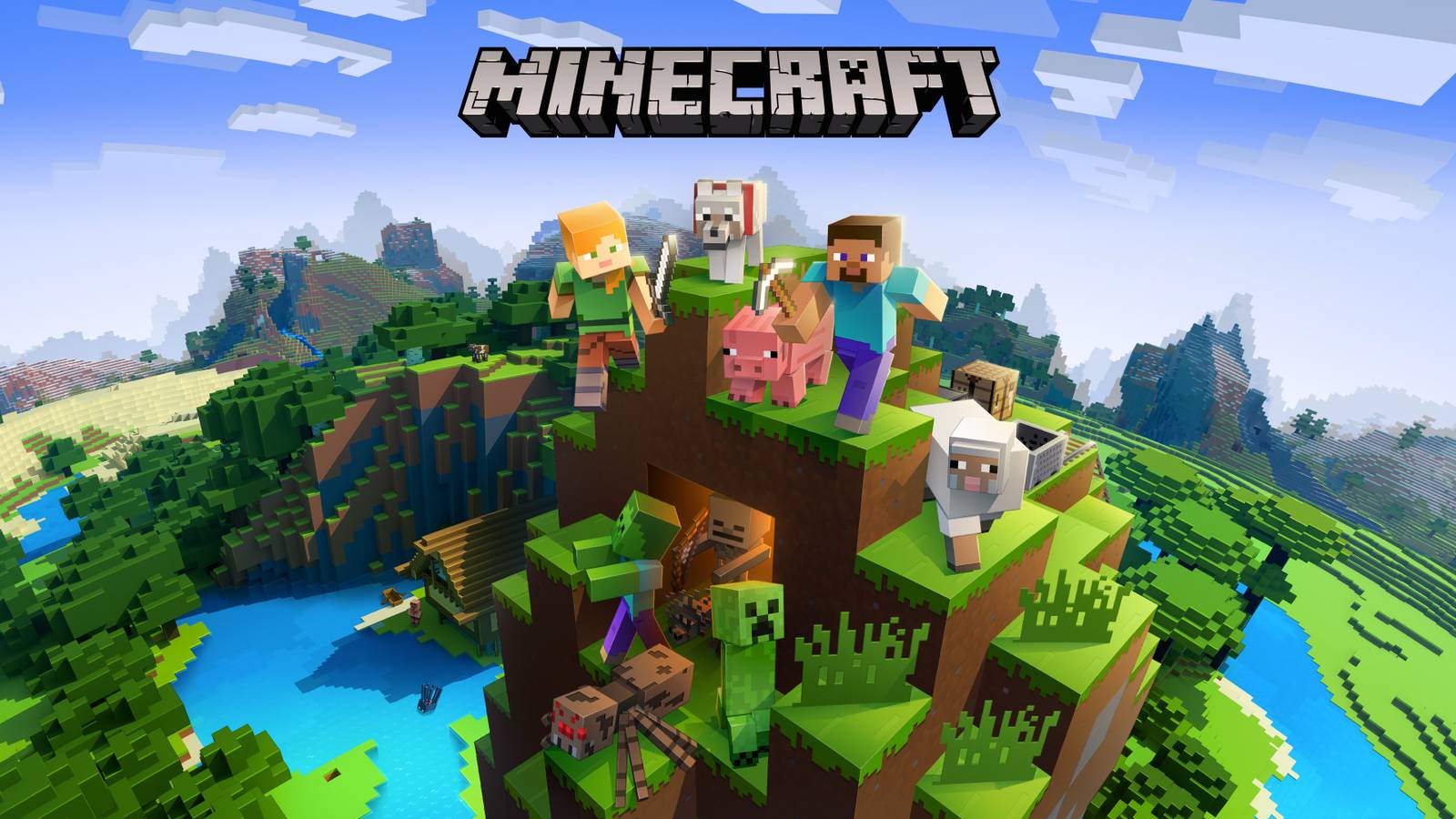 Minecraft key art