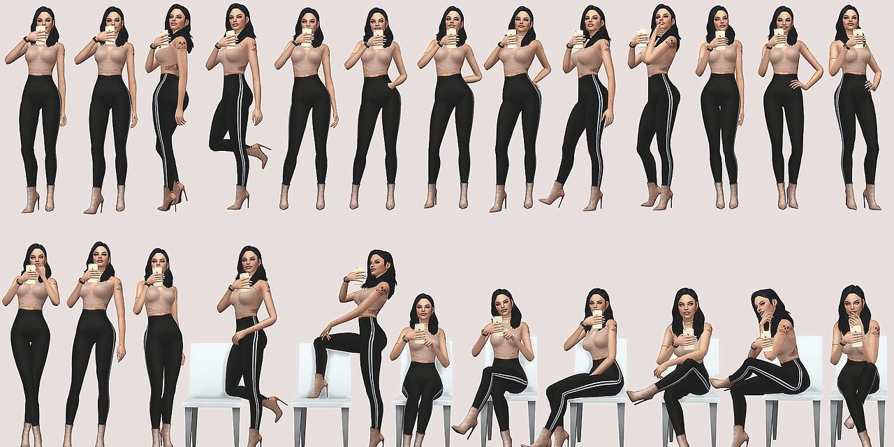 Mod The Sims - Pilates Pose Pack