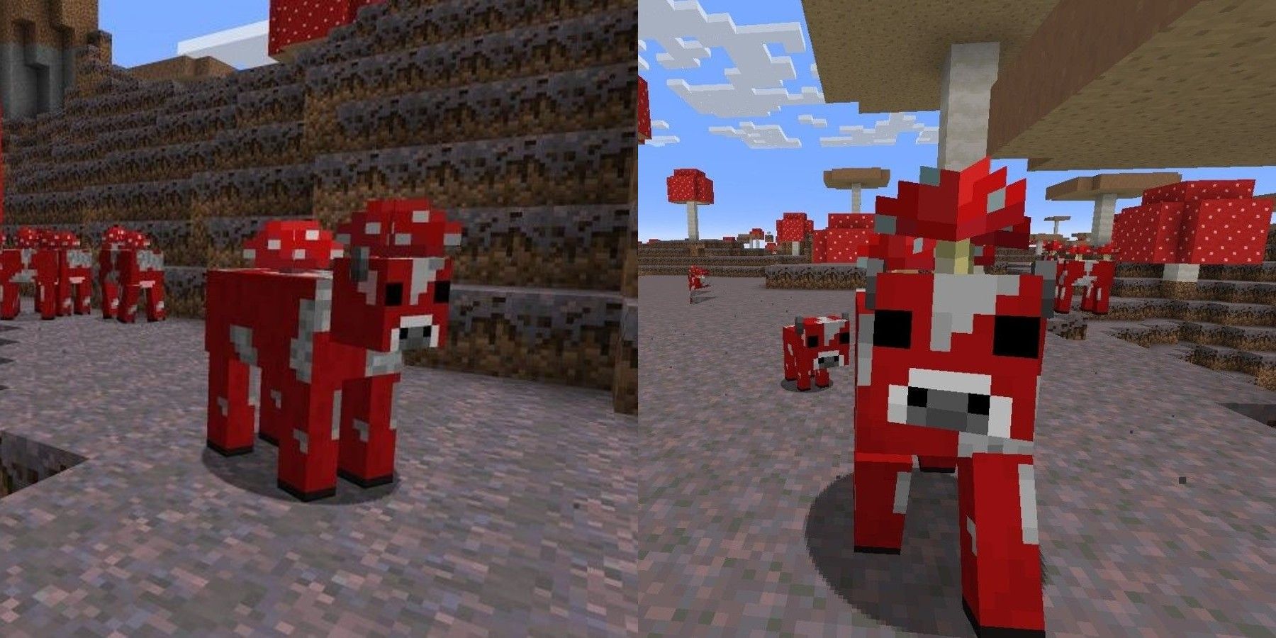 Minecraft fan draws realistic version of Mooshrooms from the game ...