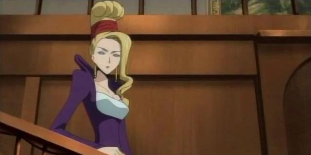 Kallen's stepmother as she appears in the Code Geass anime