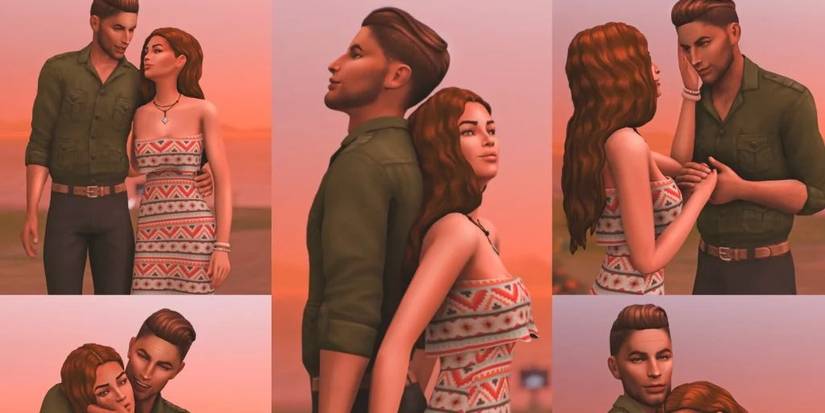 Multiple Couple Poses mod for The Sims 4