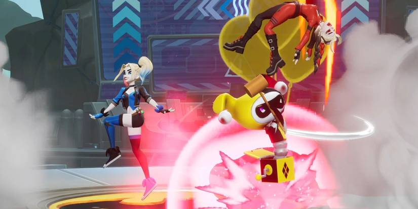 Multiversus - Harley Tricking Another Harley Into Stepping On Her Jerk-In-The-Box