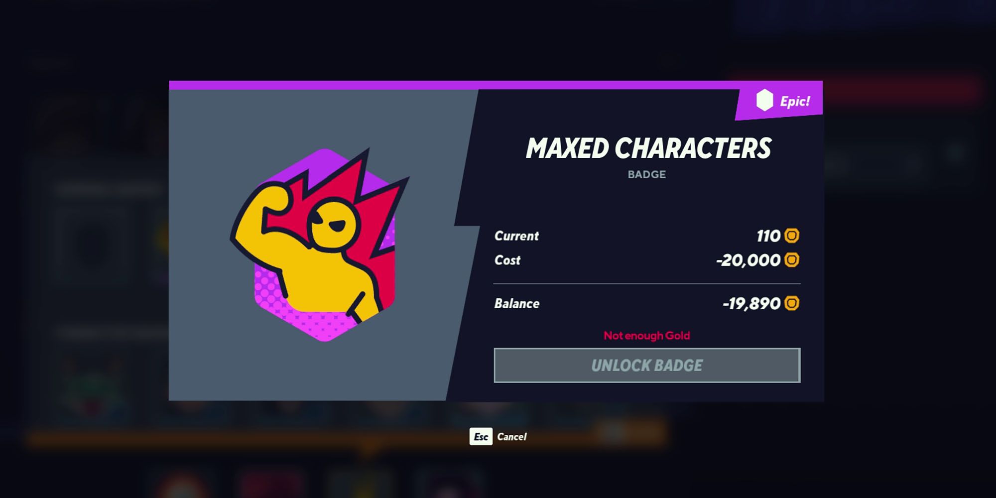 Multiversus - Looking At The Cost Of The Maxed Characters Badge