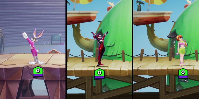 Multiversus - Sample OF Three Variants, Hollywood Bugs, Mad Love Harley, and Luau Velma