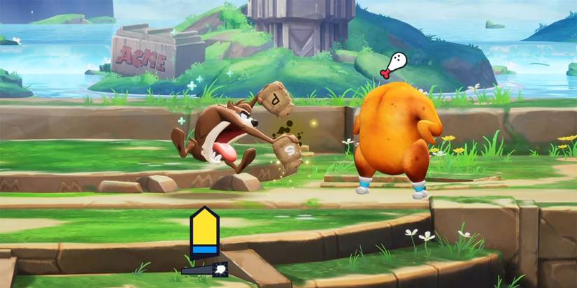 Multiversus - Taz Turning Someone Into A Chicken With Tasty Stacks